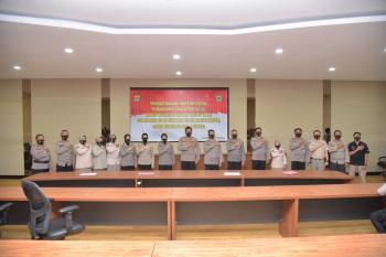 Pembangunan Zona Integritas Bidhumas Polda Lampung, Kombespol Pandra : Jadikan Inspirasi dan Pegangan dalam Menjalankan Tugas